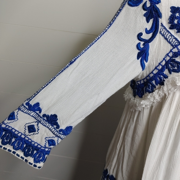 Zara iconic embroidered boho jacket M - Picture 7 of 16